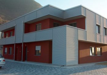 Abitazione privata Rogolo-So rivestimento di facciata in alluminio naturale