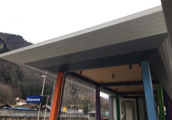 Stazione ferroviaria Chiavenna - SO copertura lamiera robust
